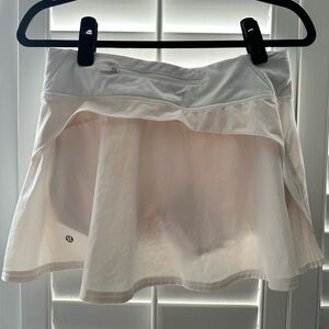 Lululemon Athletica Cream Mini Skirt